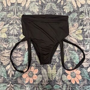 Iheartraves High-Waisted Black Women's Rave Bottom